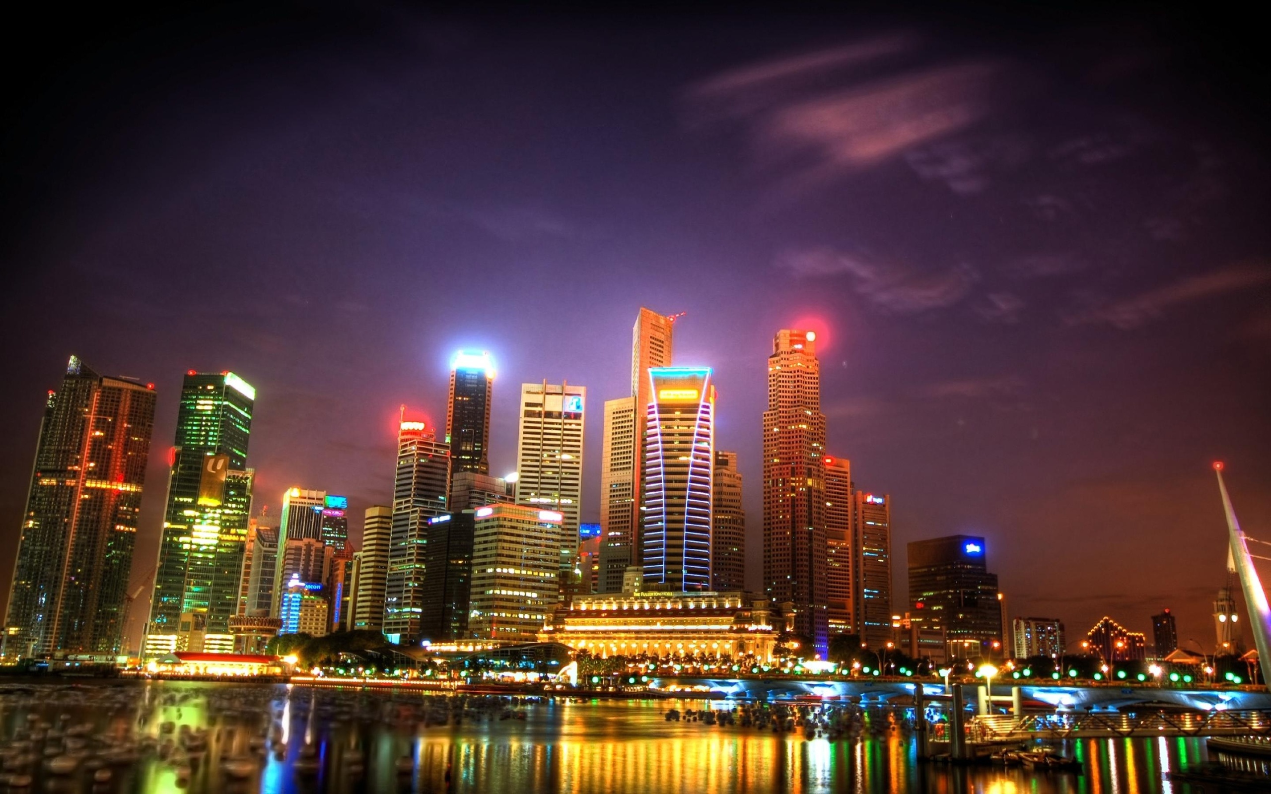 Free download wallpaper Cities, Singapore, Man Made on your PC desktop