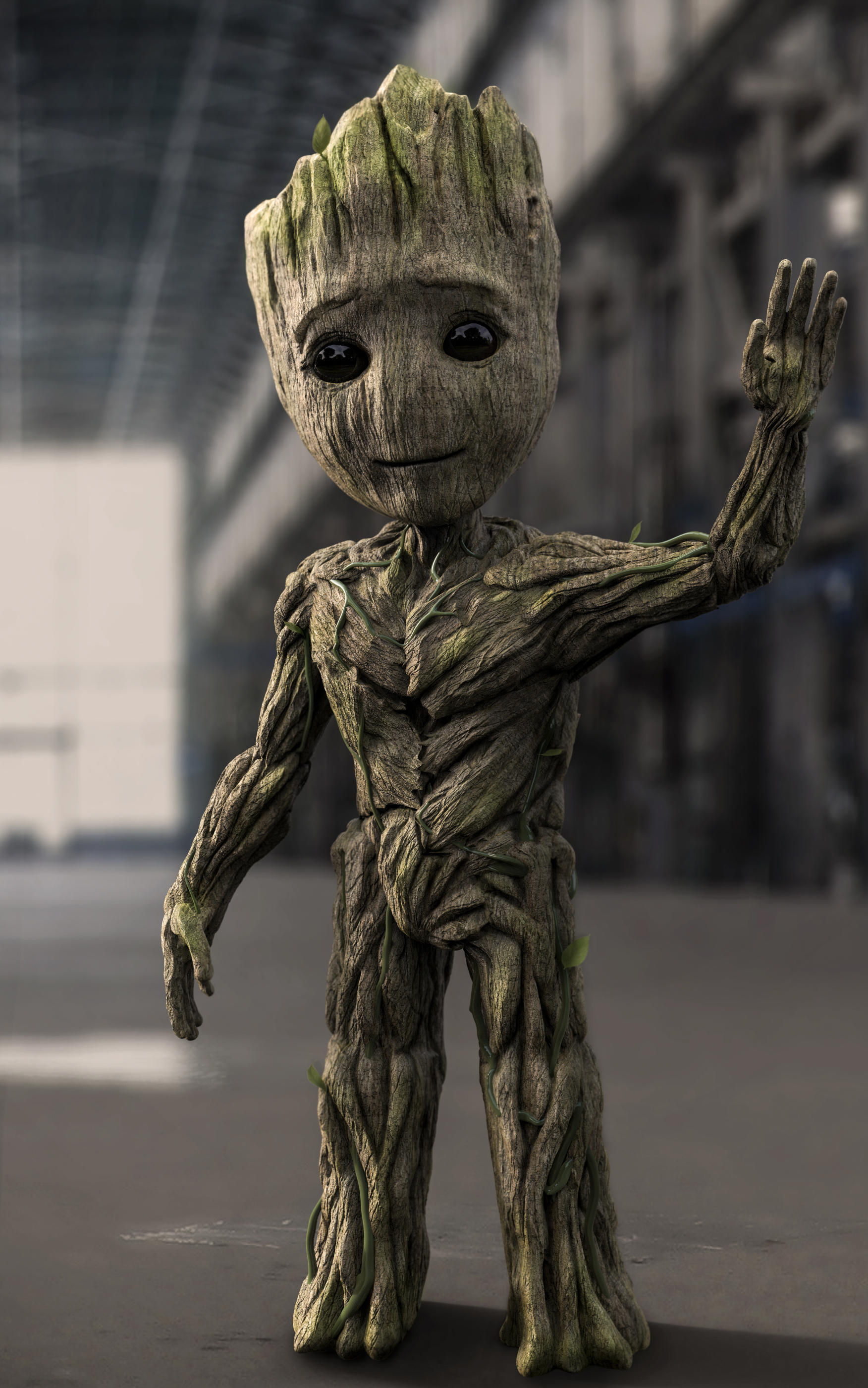 Download mobile wallpaper Comics, Guardians Of The Galaxy, Groot, Baby Groot for free.