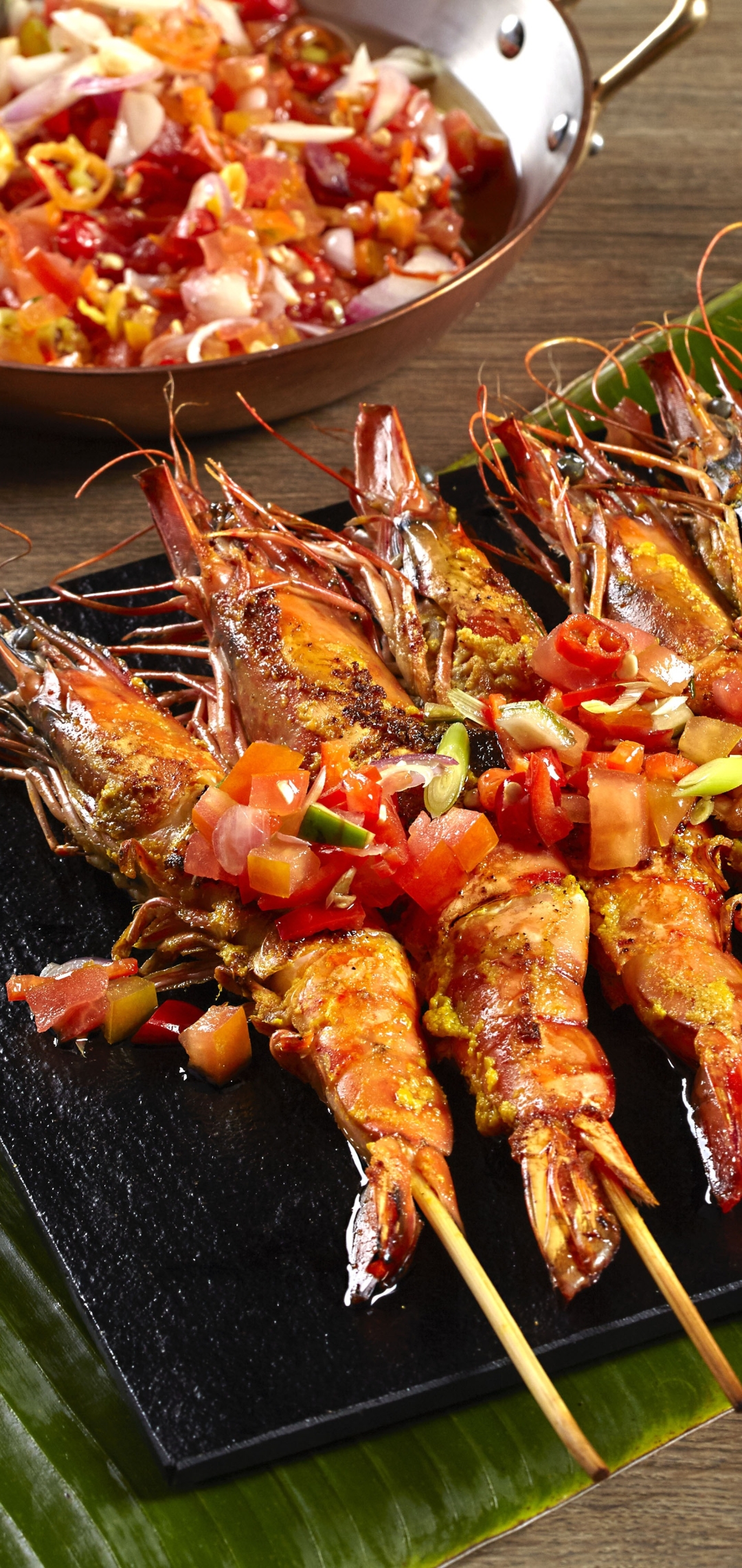 Download mobile wallpaper Food, Meal, Shrimp, Barbecue, Seafood for free.