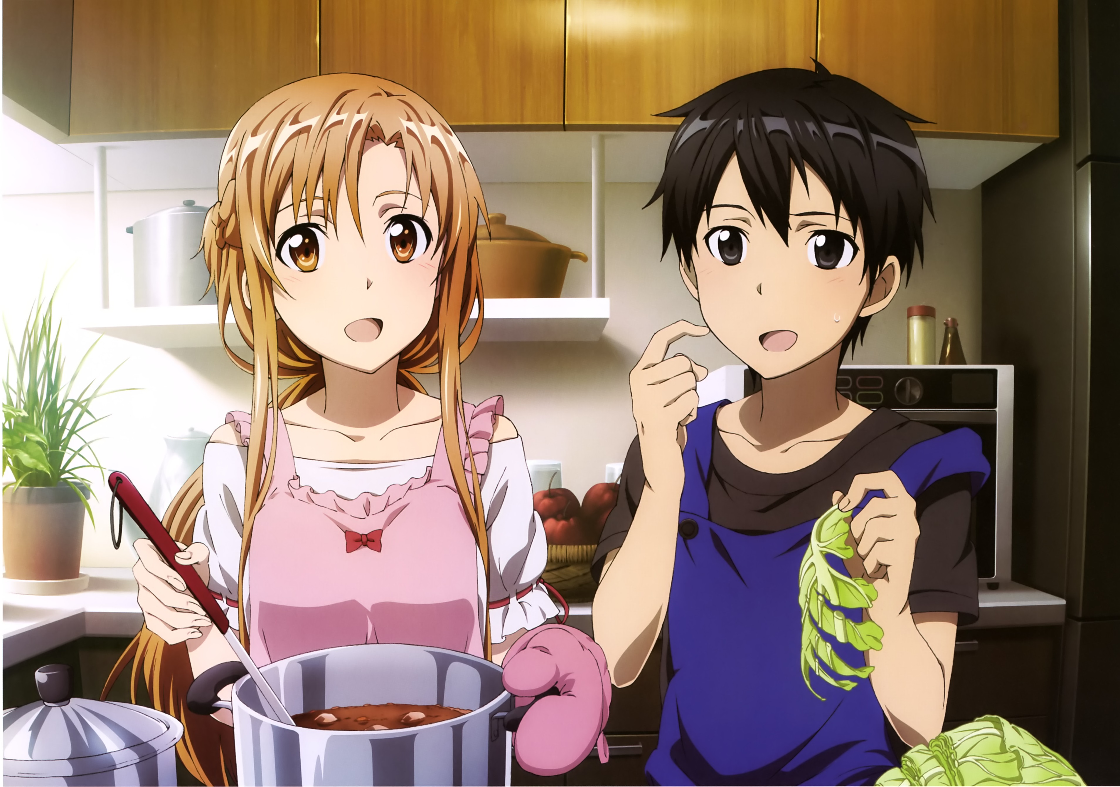 Free download wallpaper Anime, Sword Art Online, Asuna Yuuki, Kirito (Sword Art Online), Kazuto Kirigaya on your PC desktop