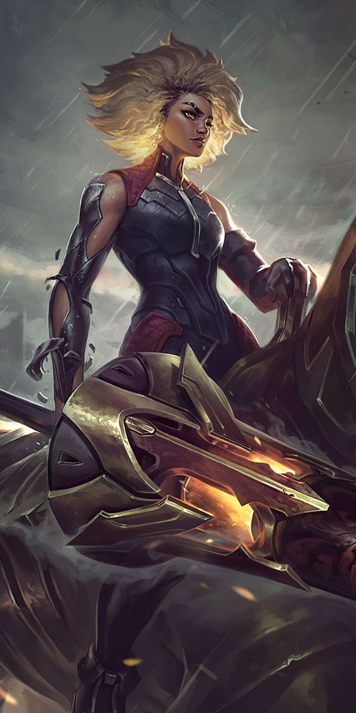 Download mobile wallpaper League Of Legends, Video Game, Rell (League Of Legends) for free.