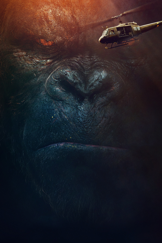 Descarga gratuita de fondo de pantalla para móvil de Gorila, Mono, Películas, Rey Kong, Kong: La Isla Calavera.