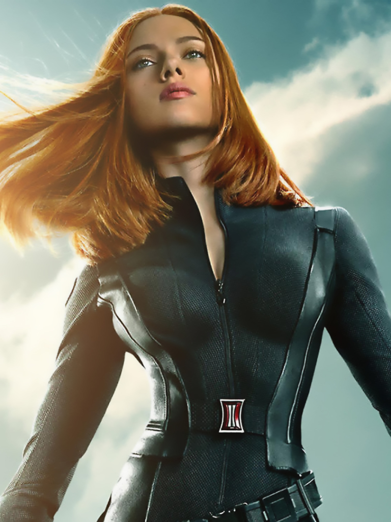 Download mobile wallpaper Scarlett Johansson, Captain America, Movie, Black Widow, Captain America: The Winter Soldier for free.