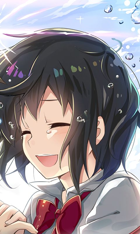 Descarga gratuita de fondo de pantalla para móvil de Animado, Kimi No Na Wa, Mitsuha Miyamizu.