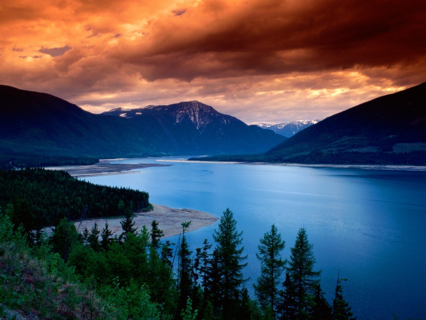Free download wallpaper Nature, Mountains, Landscape, Rivers on your PC desktop