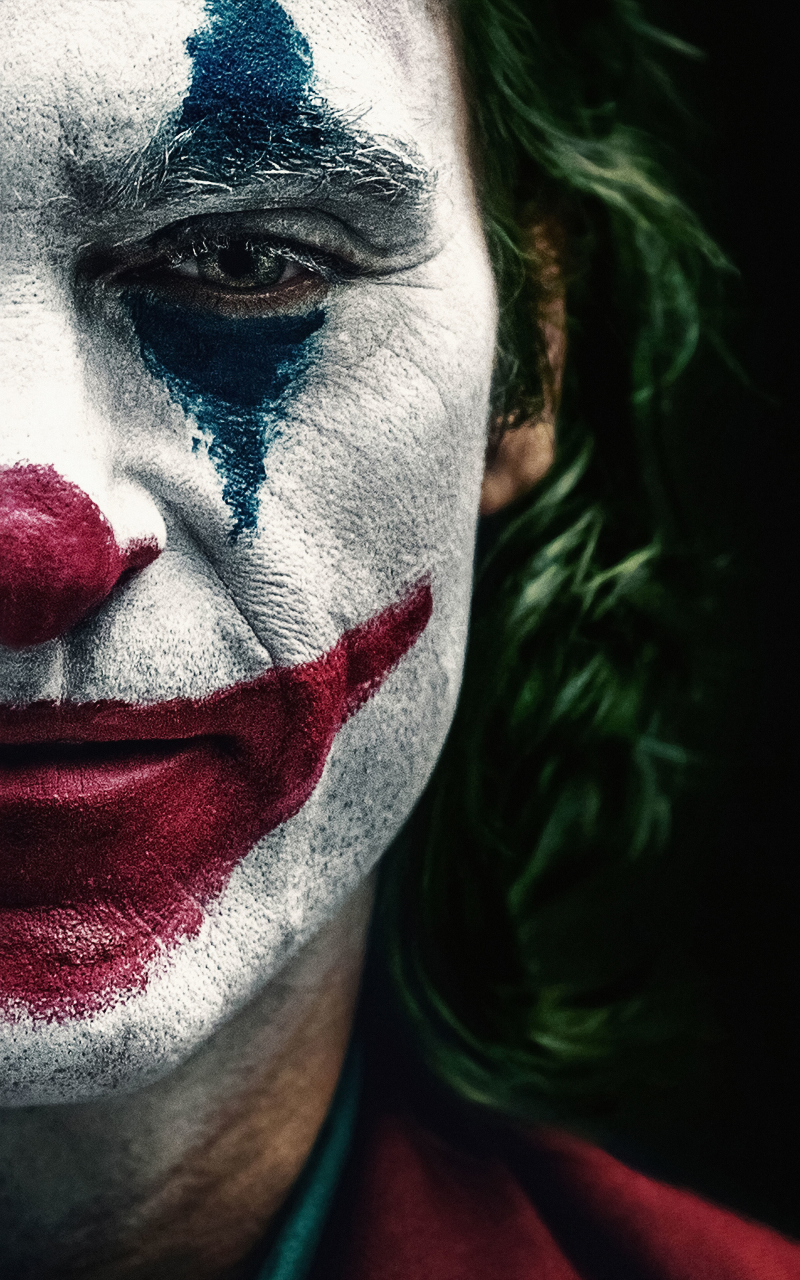 Download mobile wallpaper Joker, Face, Movie, Joaquin Phoenix for free.