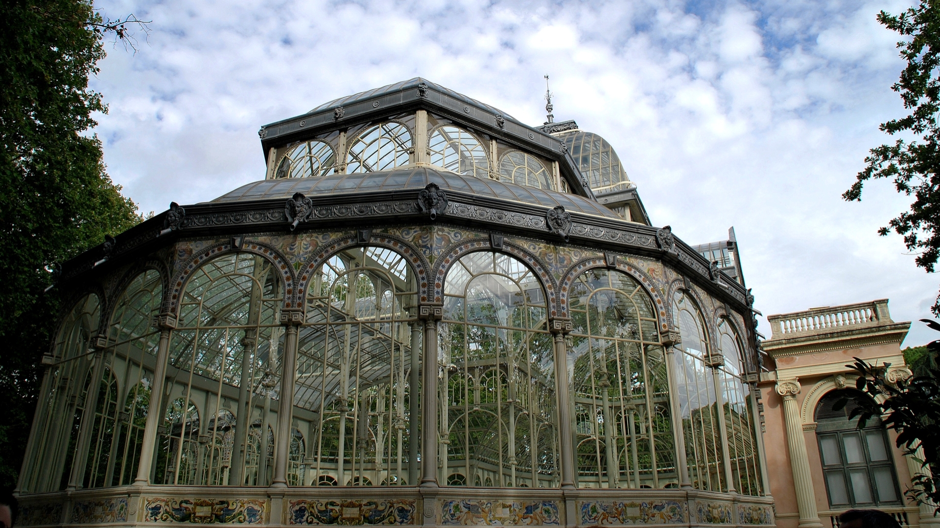 Handy-Wallpaper Menschengemacht, Palacio De Cristal kostenlos herunterladen.