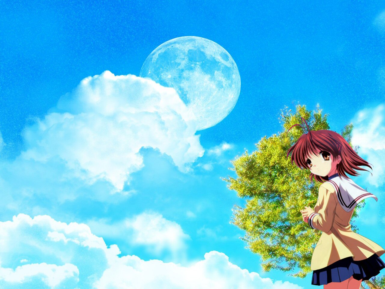 Free download wallpaper Anime, Clannad on your PC desktop