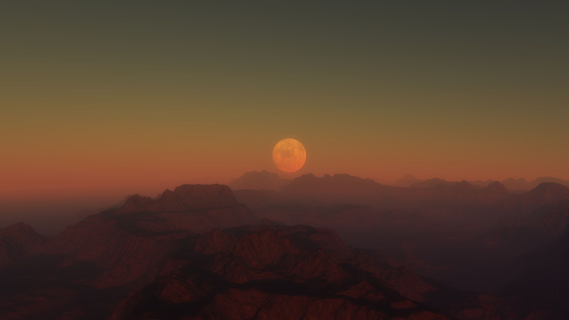 Free download wallpaper Moon, Mountain, Video Game, Space Engine on your PC desktop