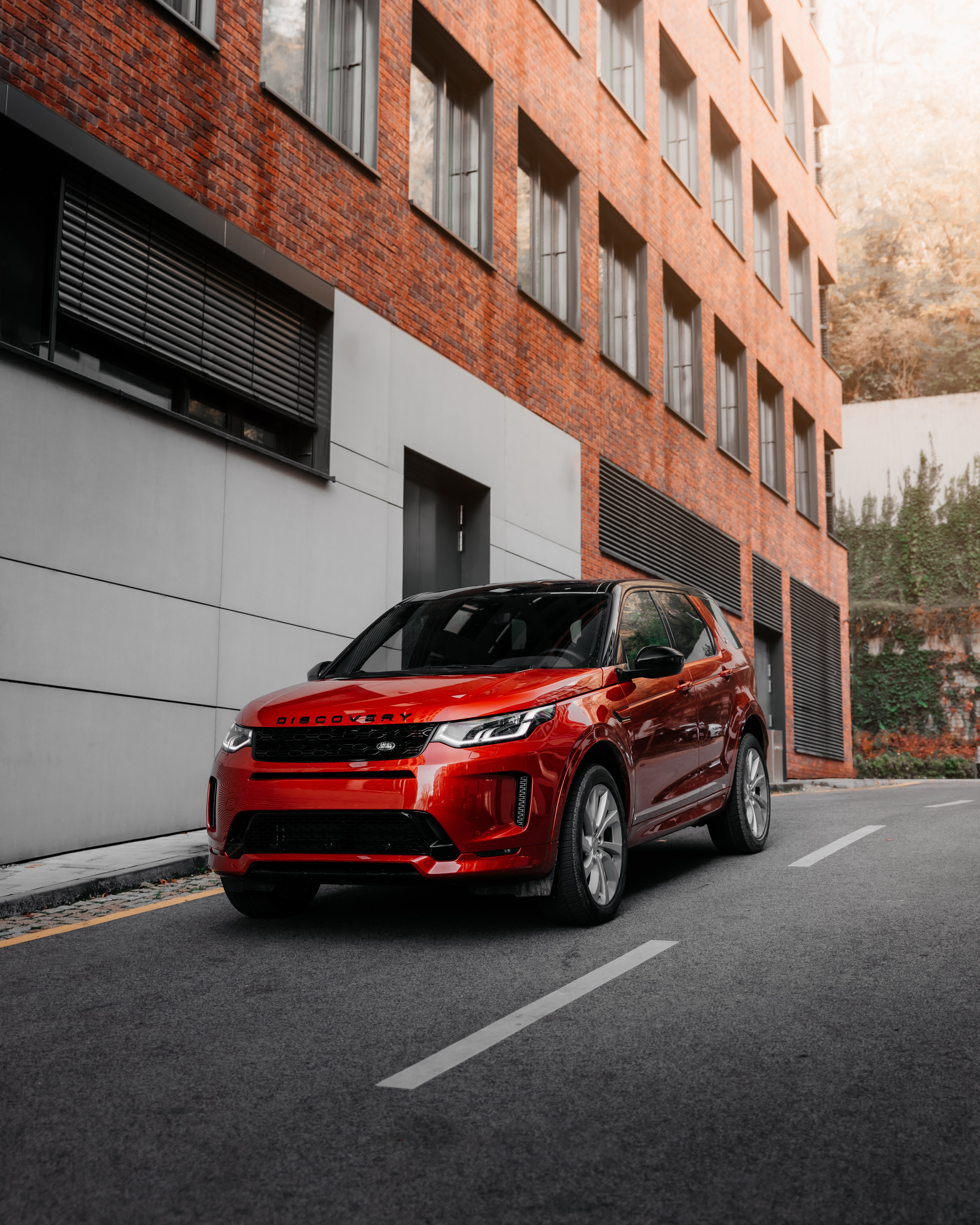 suv, land rover, land rover discovery, car, cars, red