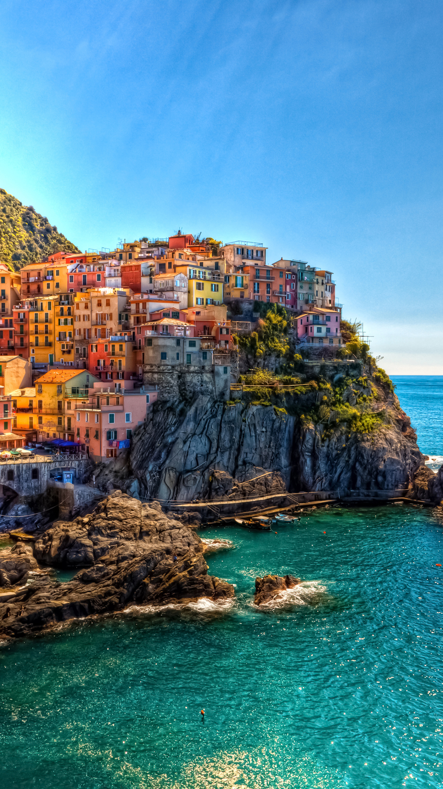 Téléchargez gratuitement l'image Italie, Côte, Village, Cinque Terre, Construction Humaine, Ligurie, Les Villes sur le bureau de votre PC