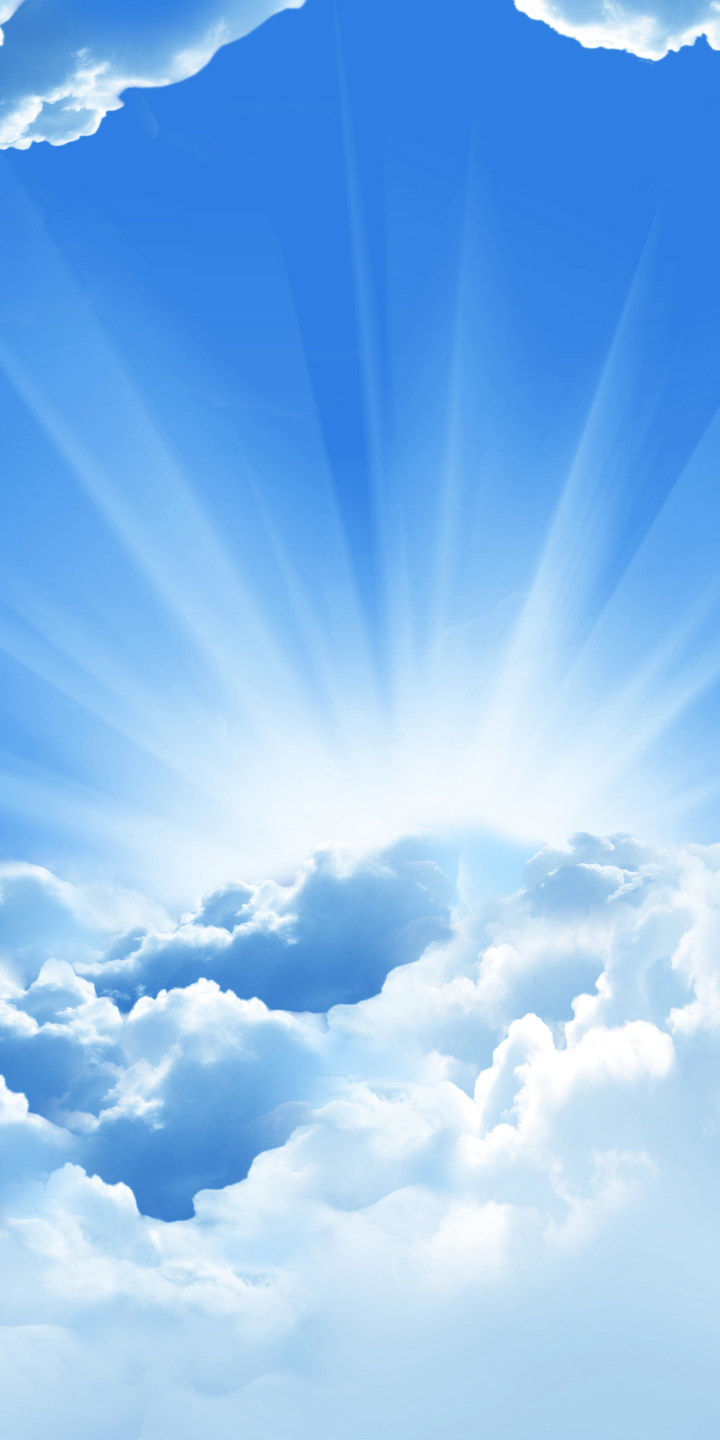 Download mobile wallpaper Sky, Earth, Cloud, Sunshine for free.