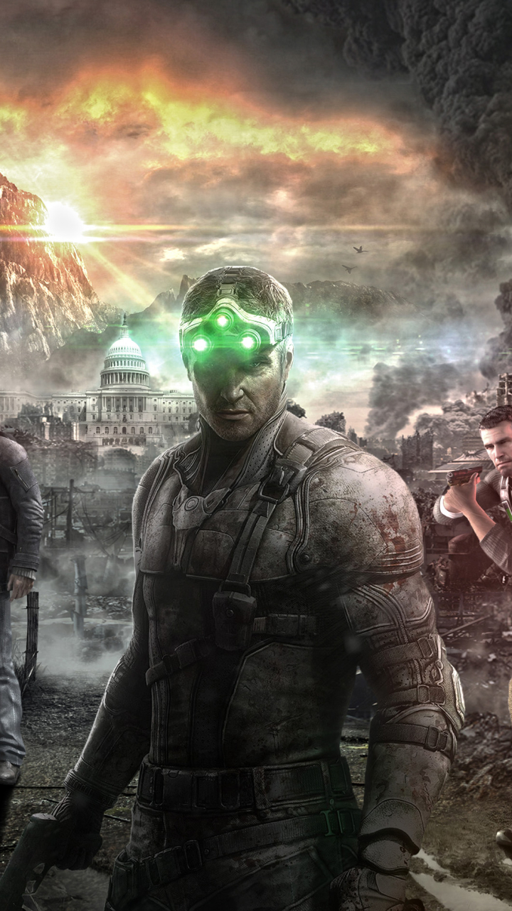 Download mobile wallpaper Tom Clancy's Splinter Cell: Blacklist, Sam Fisher, Tom Clancy's, Video Game for free.