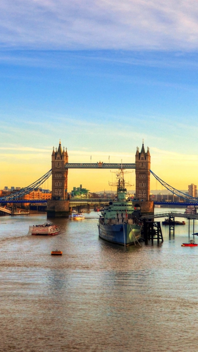Téléchargez des papiers peints mobile Londres, Pont De La Tour, Des Ponts, Construction Humaine gratuitement.