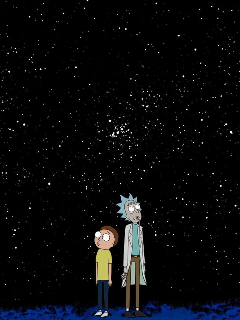 Download mobile wallpaper Space, Tv Show, Rick Sanchez, Morty Smith, Rick And Morty for free.