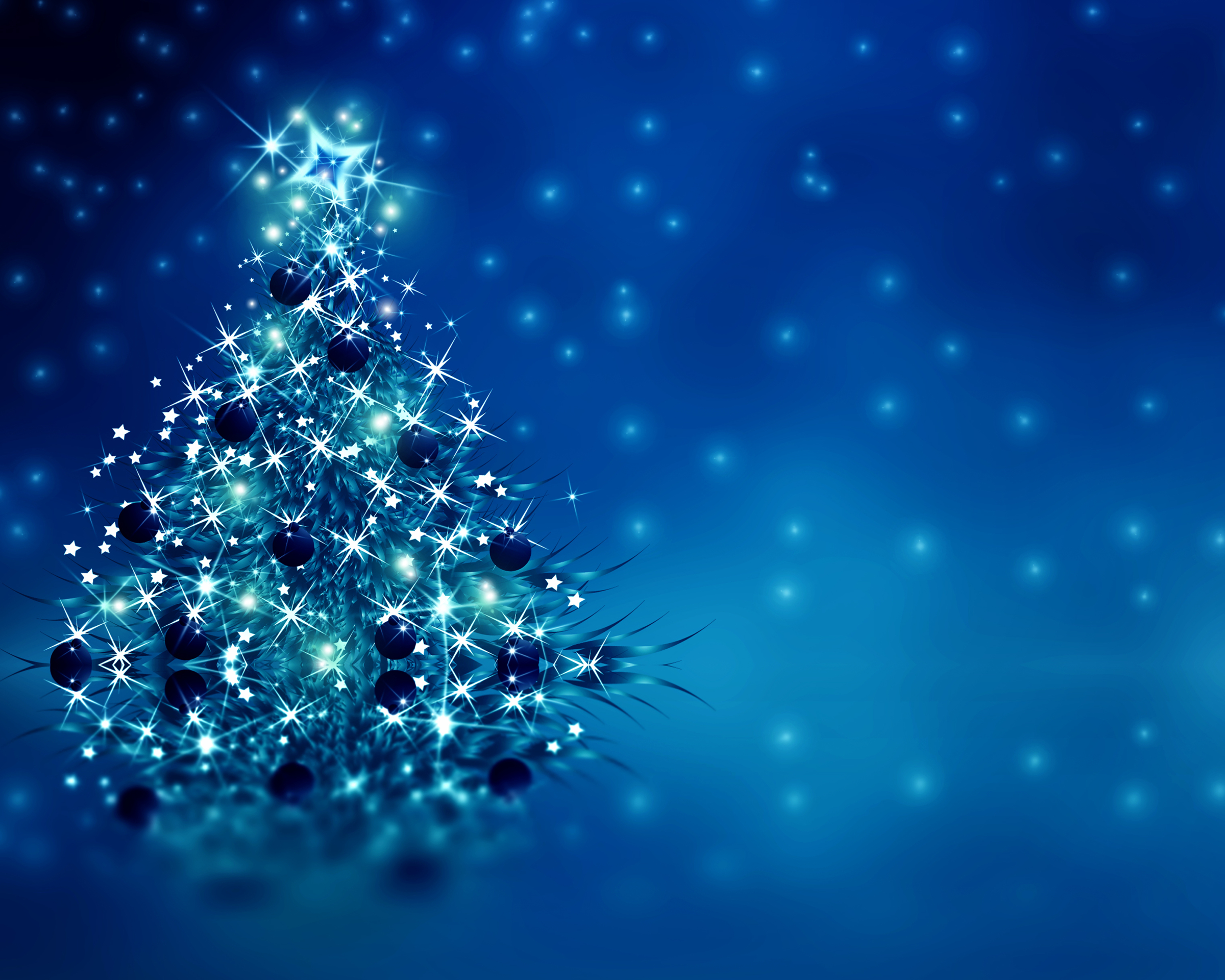 PCデスクトップに輝き, クリスマス, 青い, クリスマスツリー, ホリデー画像を無料でダウンロード