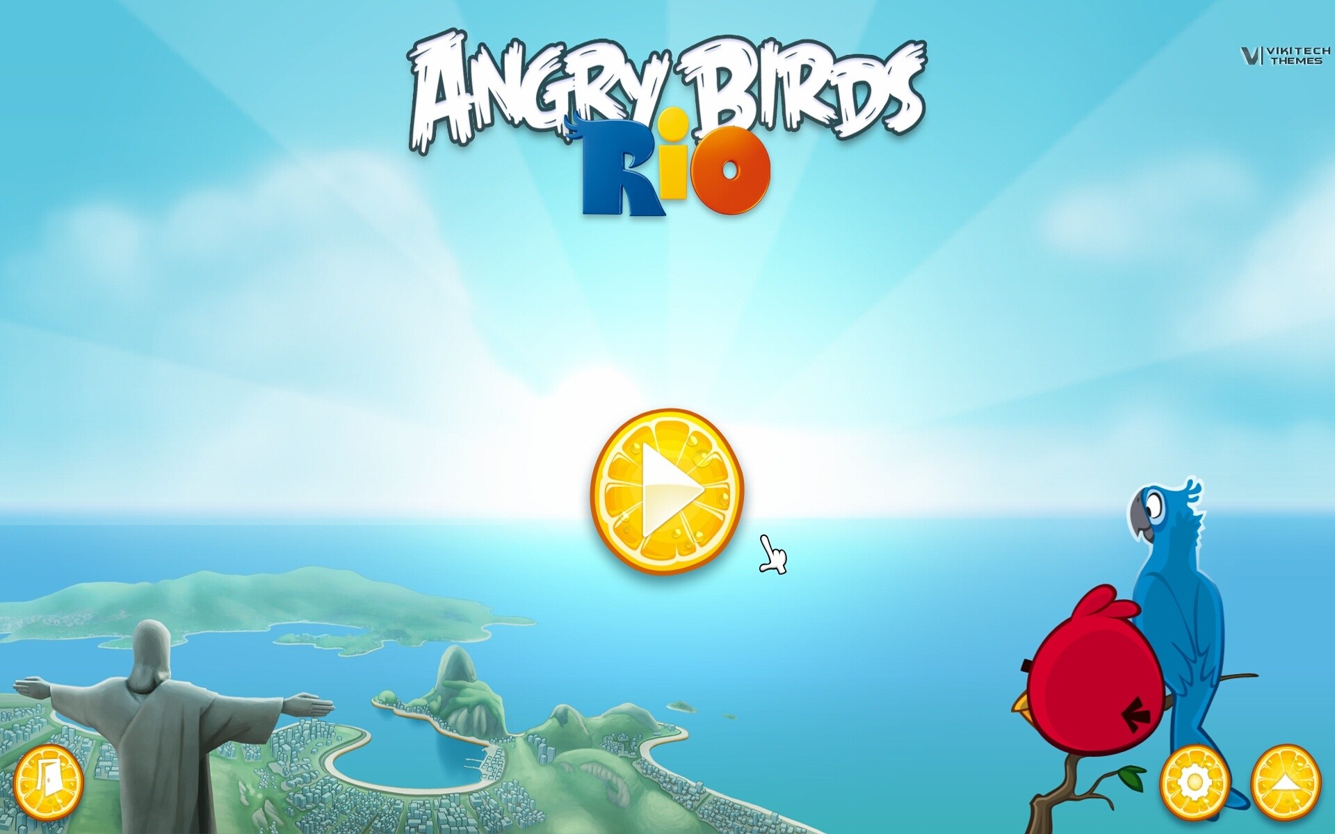 Télécharger des fonds d'écran Angry Birds Rio HD