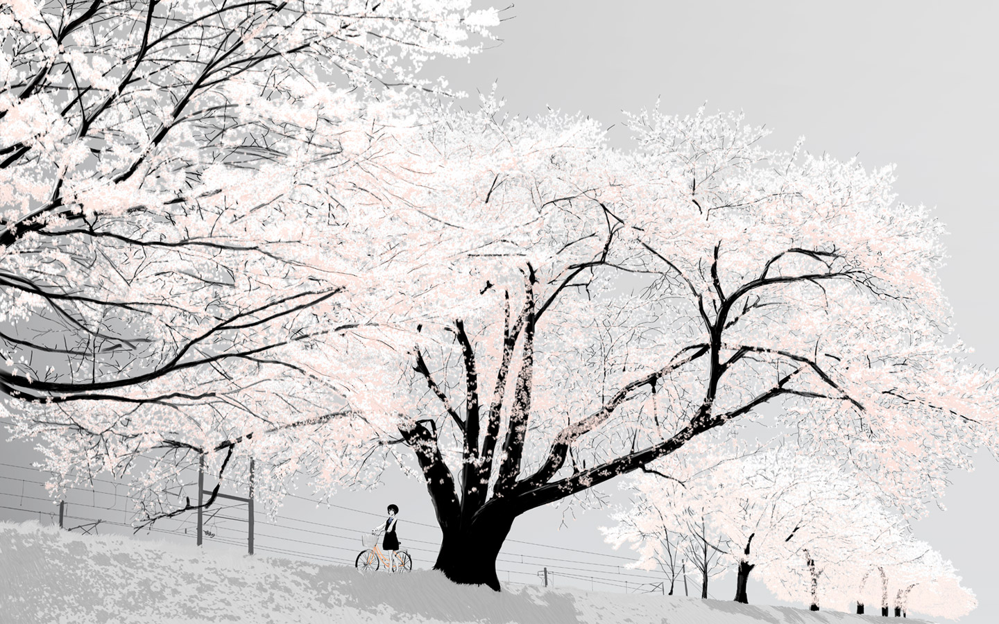 Handy-Wallpaper Winter, Animes kostenlos herunterladen.