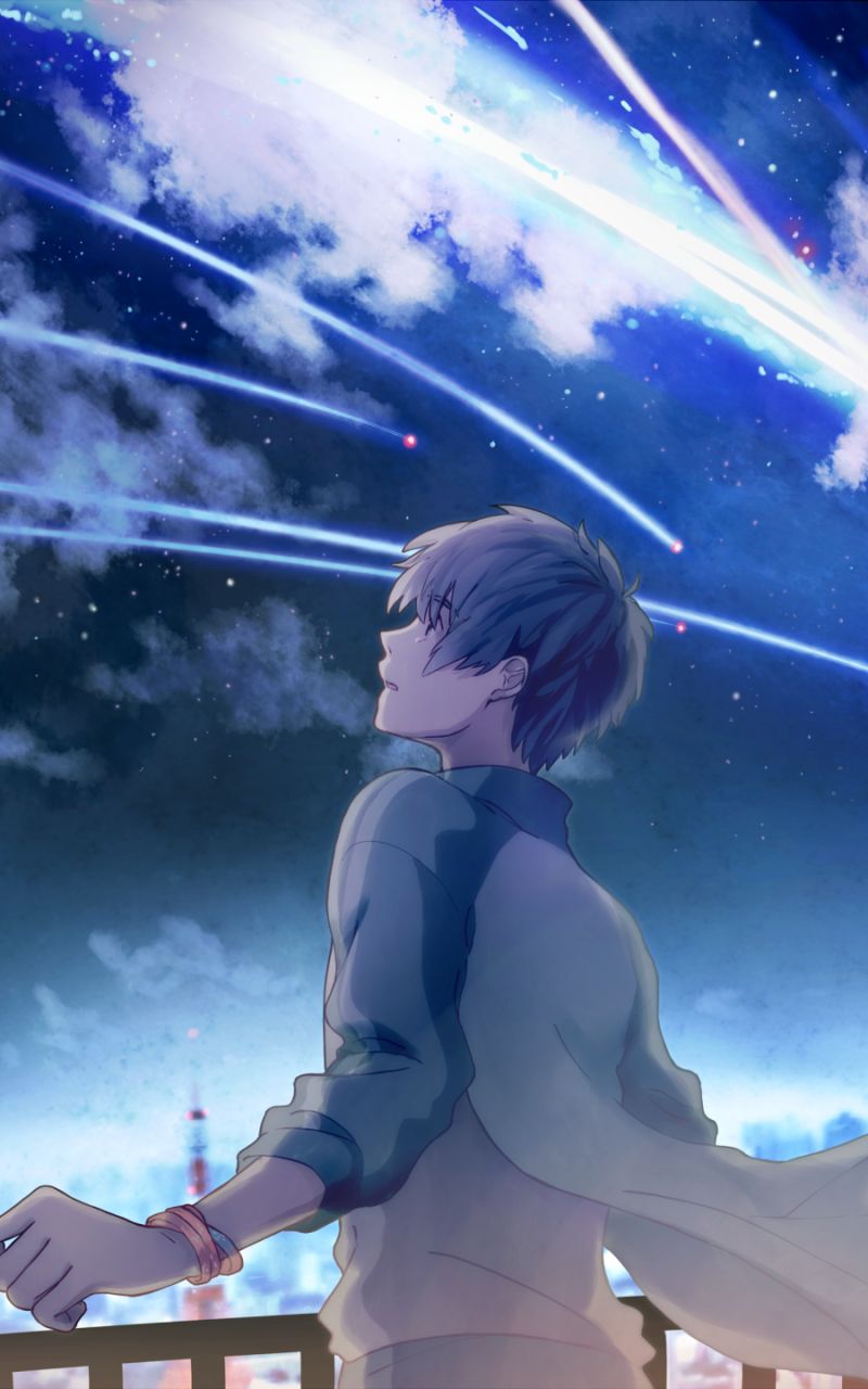 Handy-Wallpaper Animes, Your Name Gestern Heute Und Für Immer, Kimi No Na Wa, Taki Tachibana kostenlos herunterladen.