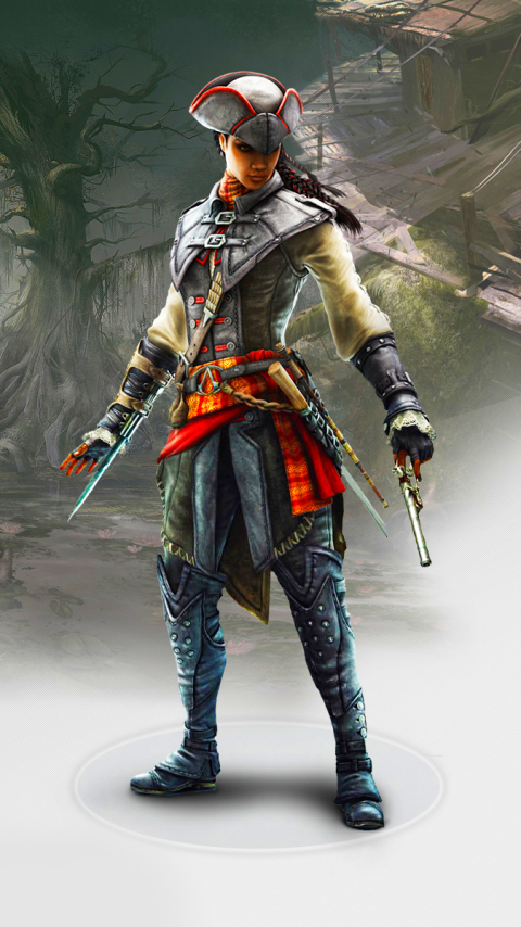 Download mobile wallpaper Assassin's Creed, Video Game, Aveline De Grandpré, Assassin's Creed Iii: Liberation for free.