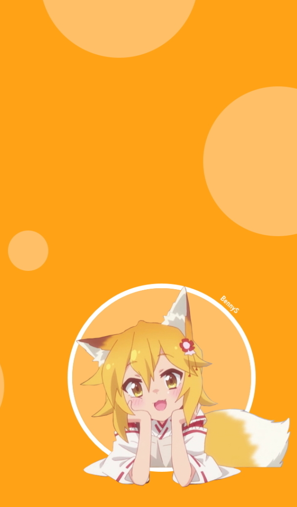 Download mobile wallpaper Anime, Fox, Blonde, Tail, Animal Ears, Kitsune, Senko San (The Helpful Fox Senko San), The Helpful Fox Senko San, Sewayaki Kitsune No Senko San for free.