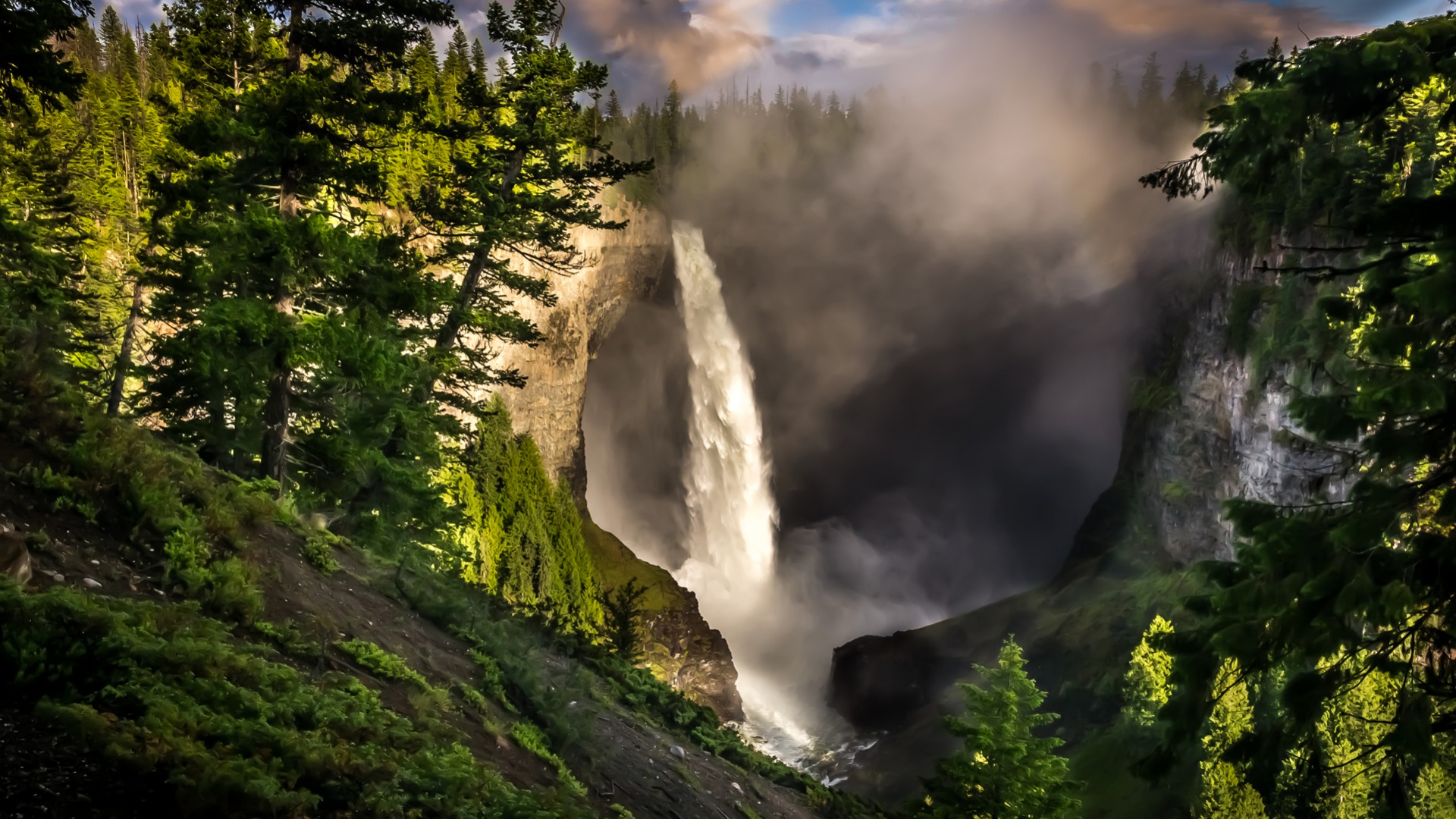 Free download wallpaper Waterfall, Earth on your PC desktop