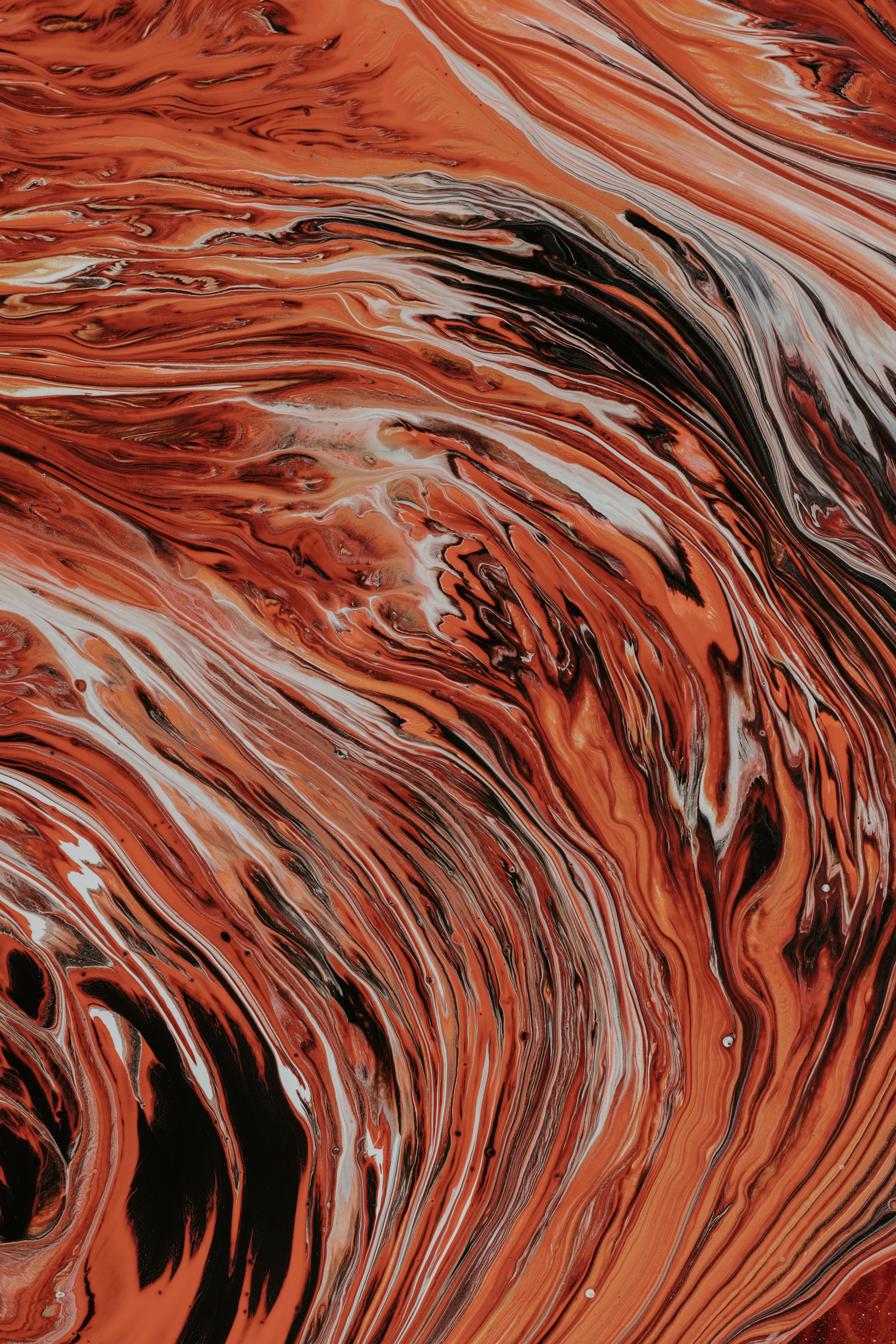 Download mobile wallpaper Divorces, Paint, Brown, Abstract, Art, Fluid Art for free.