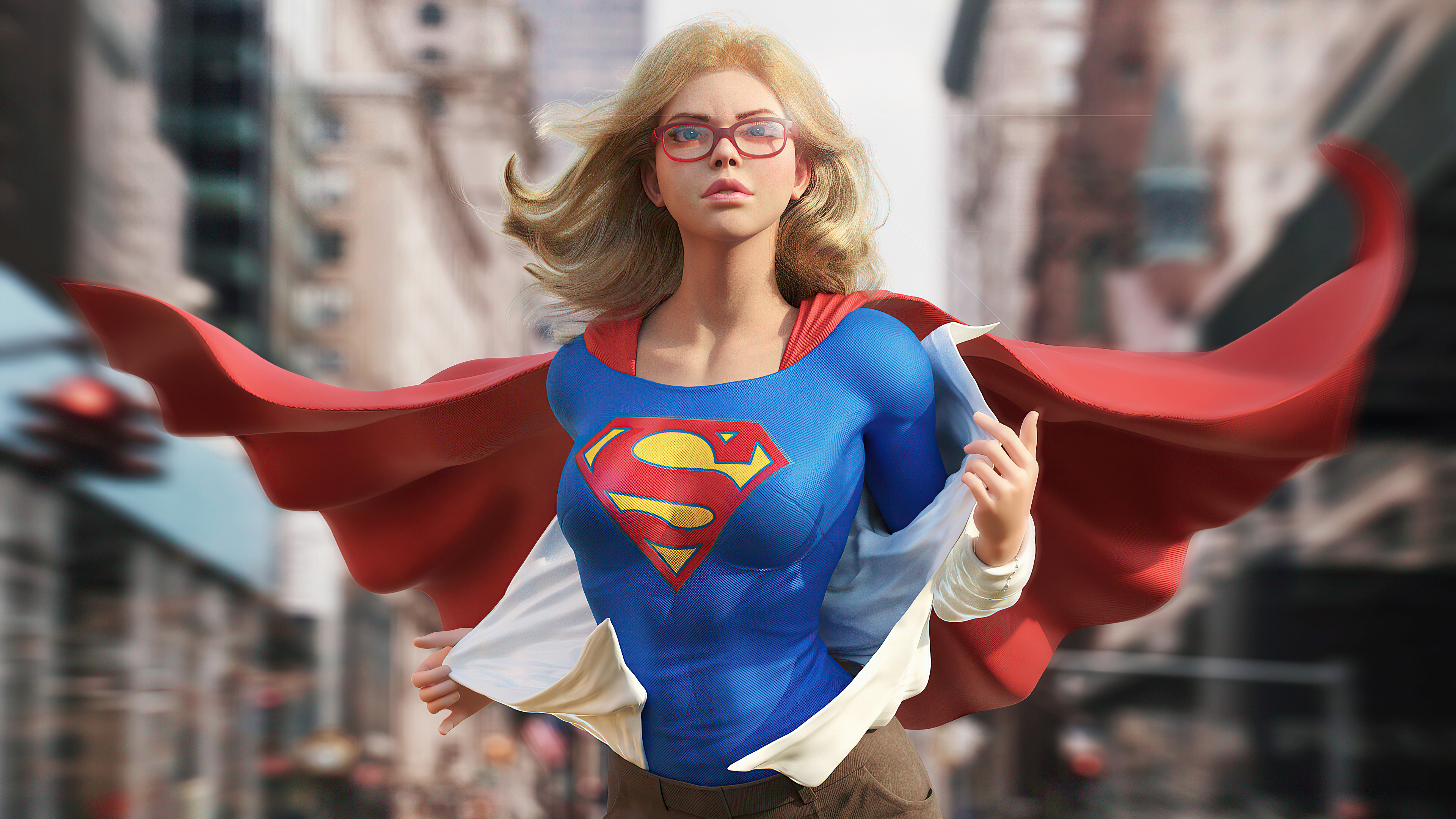 Download mobile wallpaper Superman, Blonde, Comics, Dc Comics, Supergirl for free.