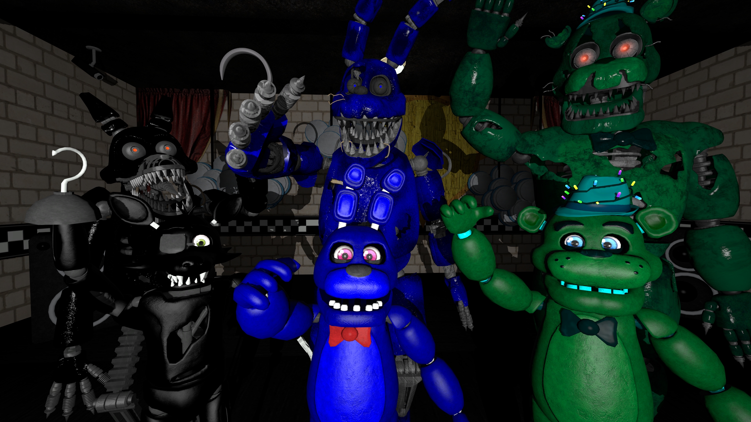 Laden Sie das Computerspiele, Five Nights At Freddy's-Bild kostenlos auf Ihren PC-Desktop herunter