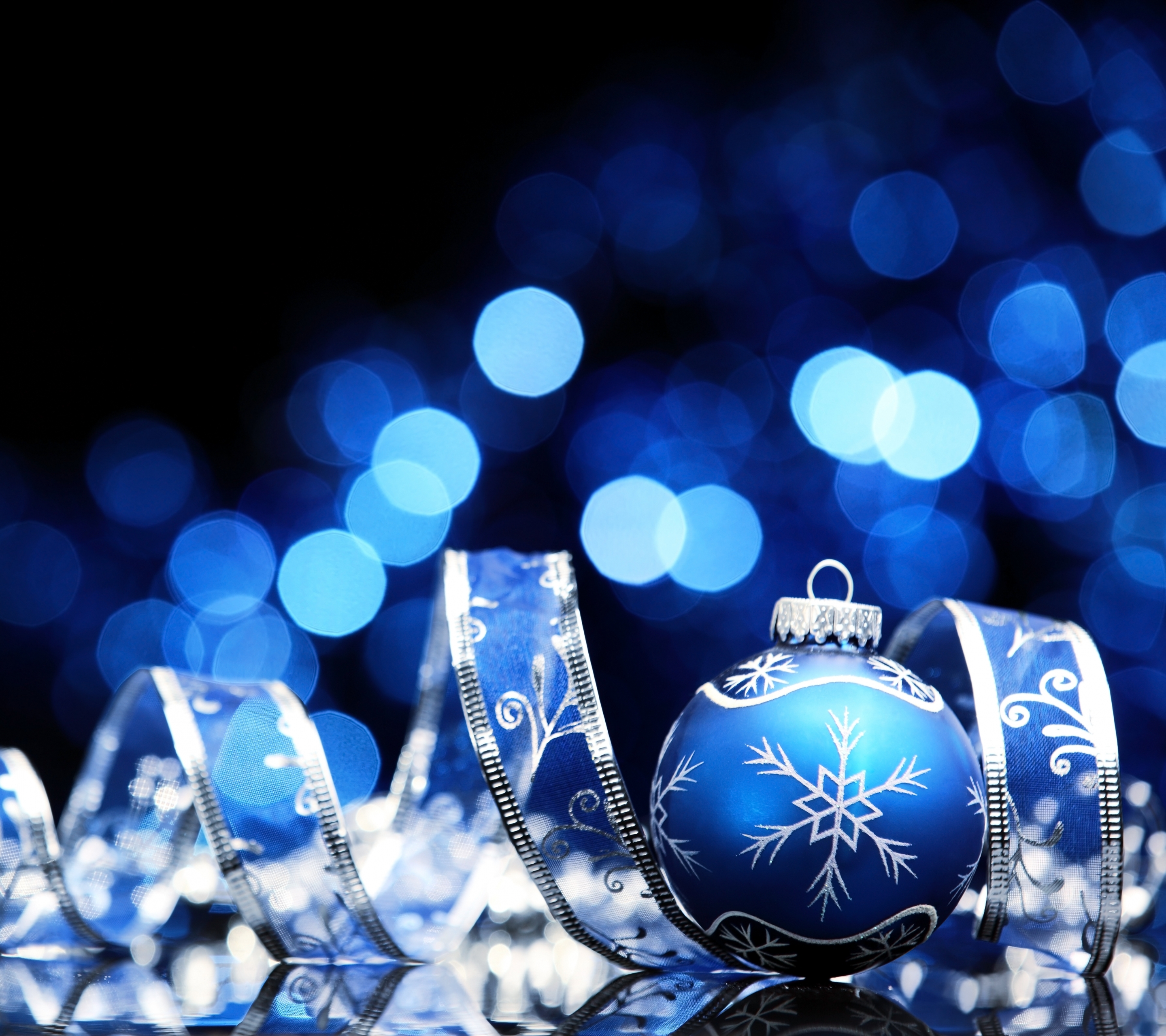Baixar papel de parede para celular de Natal, Luz, Decoração, Bokeh, Leve, Enfeites De Natal, Feriados gratuito.