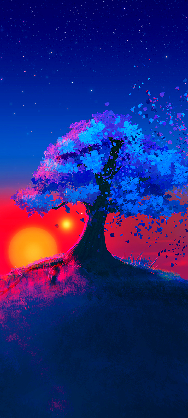 Download mobile wallpaper Tree, Artistic for free.