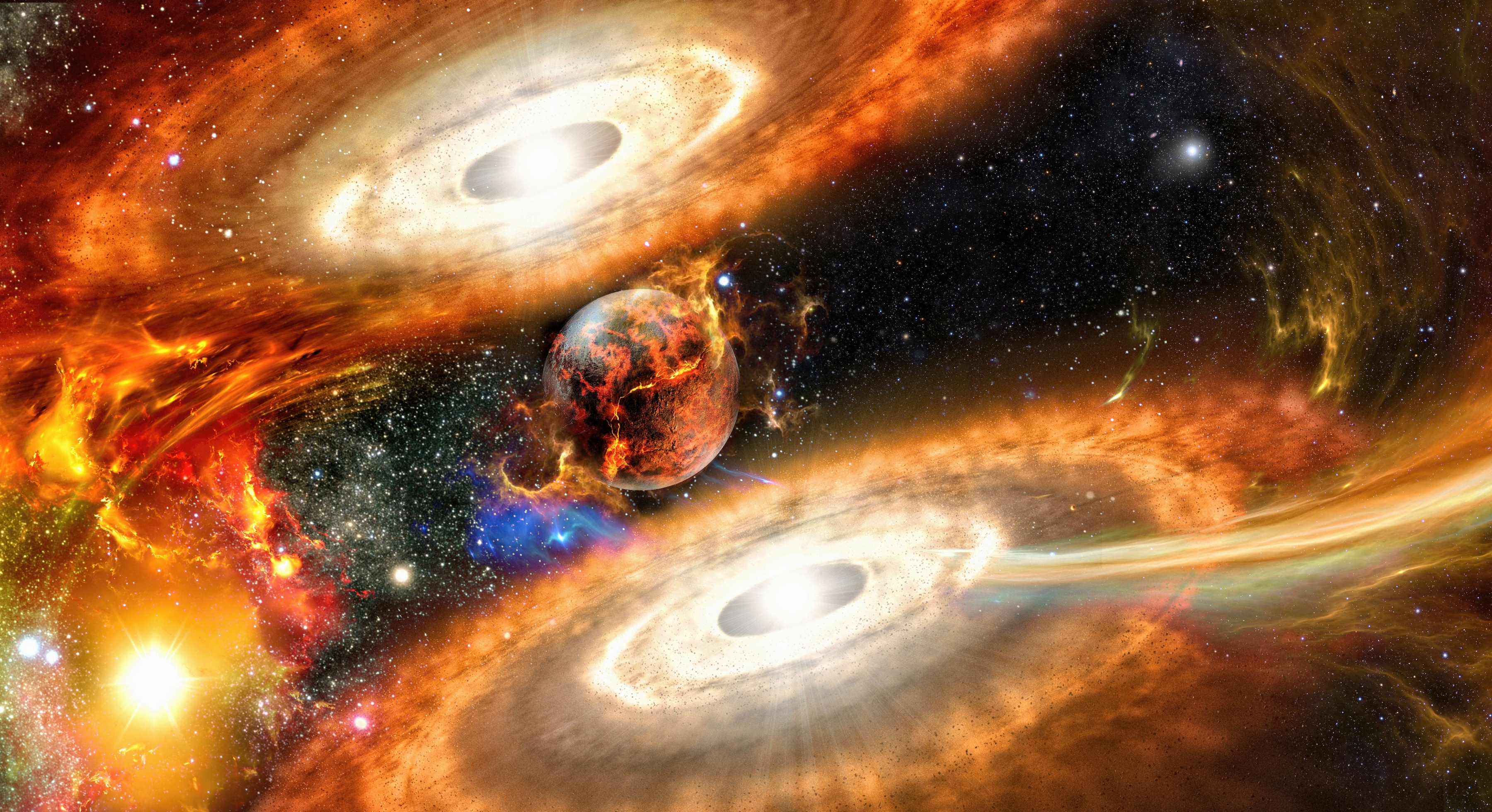 Descarga gratis la imagen Estrellas, Espacio, Planeta, Ciencia Ficción en el escritorio de tu PC