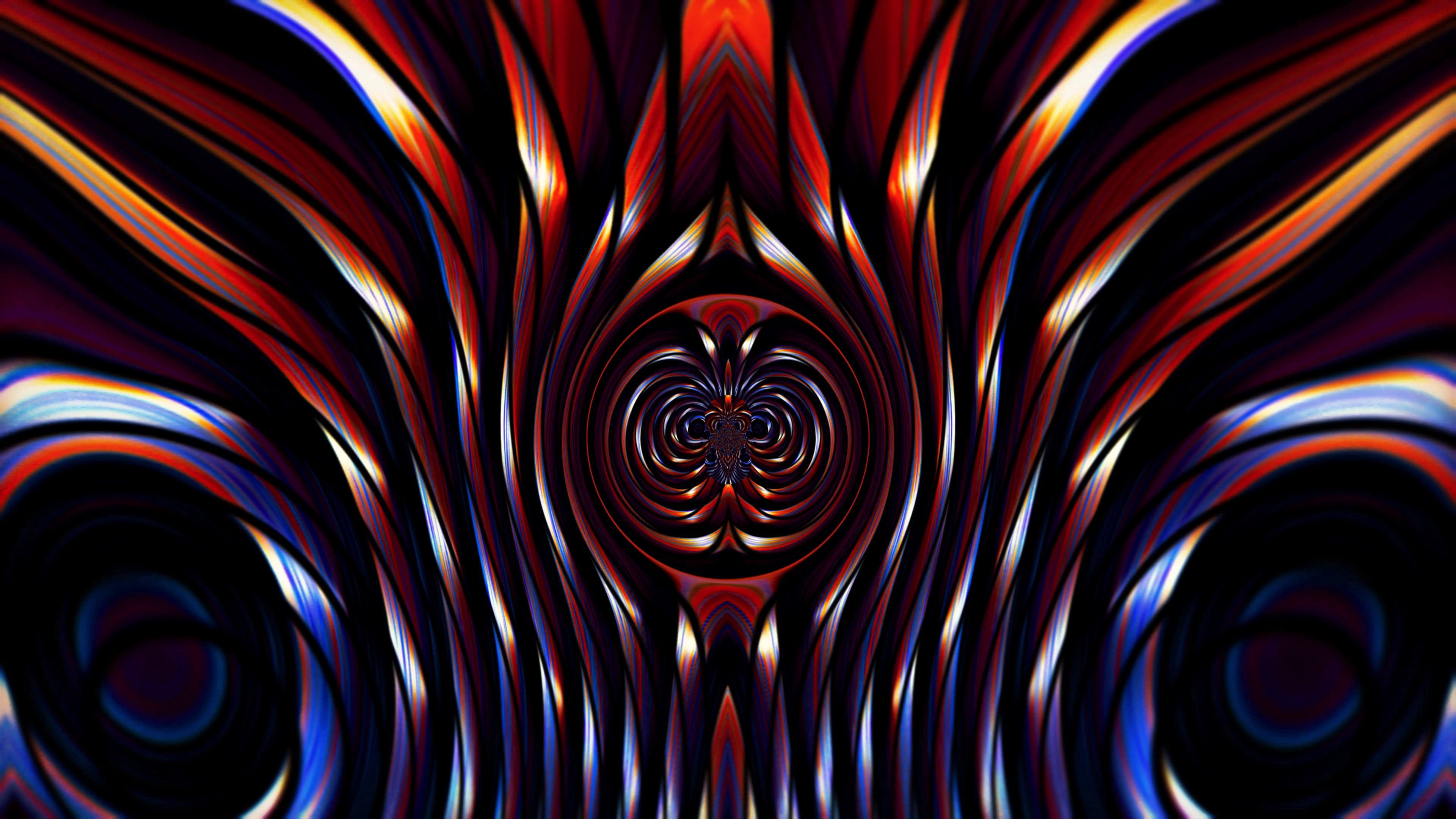 Download mobile wallpaper Intricate, Wavy, Confused, Abstract, Fractal for free.