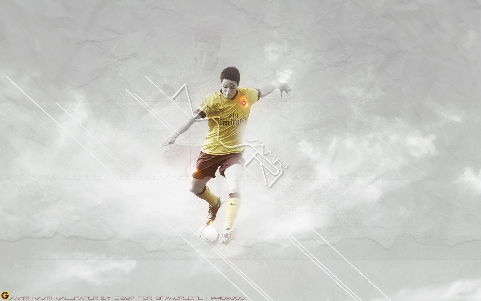 Free download wallpaper Sports, Soccer, Arsenal F C, Samir Nasri on your PC desktop
