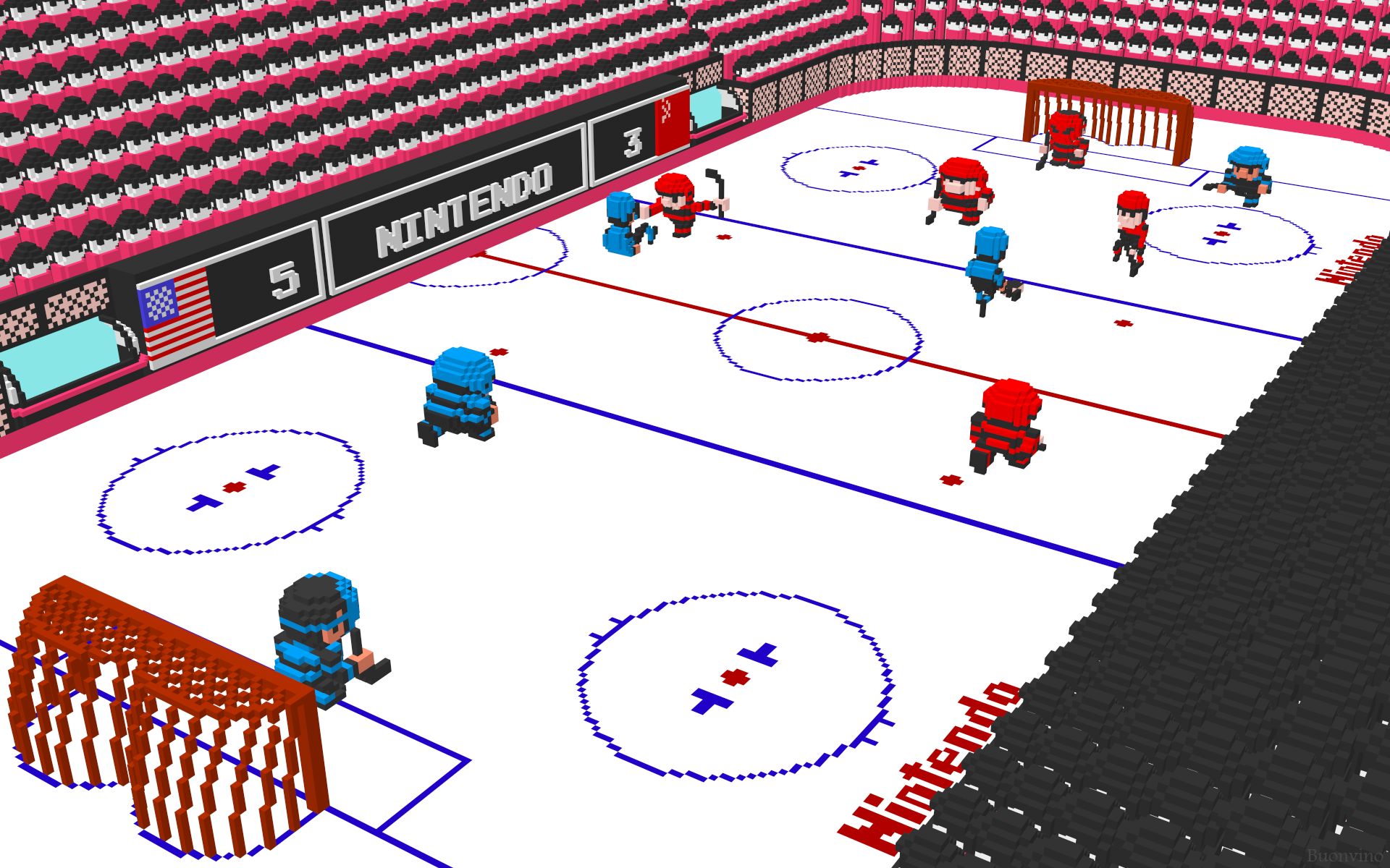 259367 descargar fondo de pantalla videojuego, ice hockey, 8 bits, nintendo, hockey: protectores de pantalla e imágenes gratis