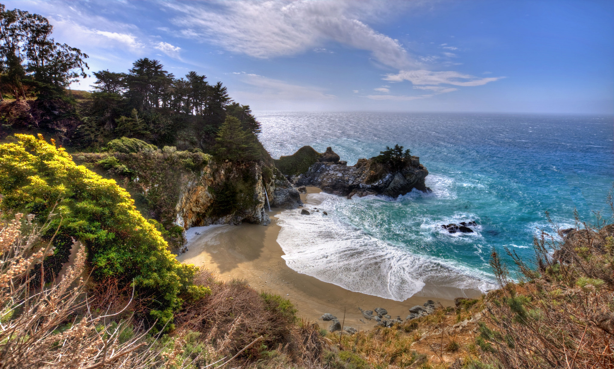 848091 télécharger l'image terre/nature, plage, californie, côte, horizon, océan, océan pacifique, paysage marin - fonds d'écran et économiseurs d'écran gratuits