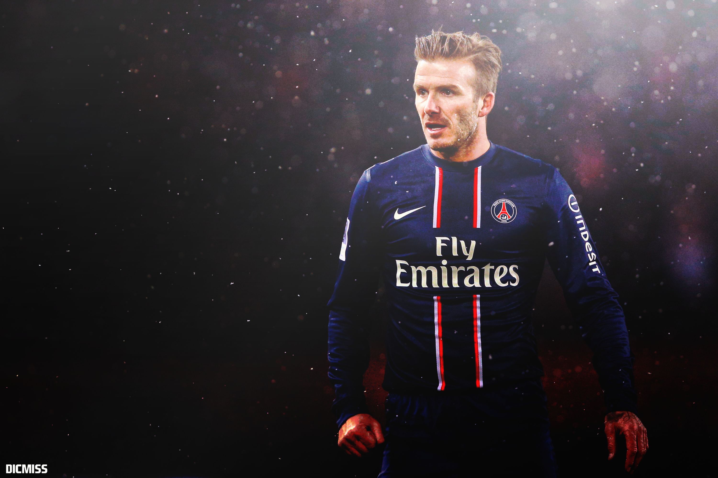 Handy-Wallpaper Sport, Fußball, David Beckham, Paris Saint Germain kostenlos herunterladen.