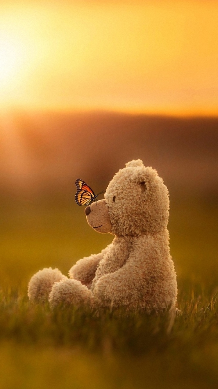 Download mobile wallpaper Teddy Bear, Child, Photography for free.