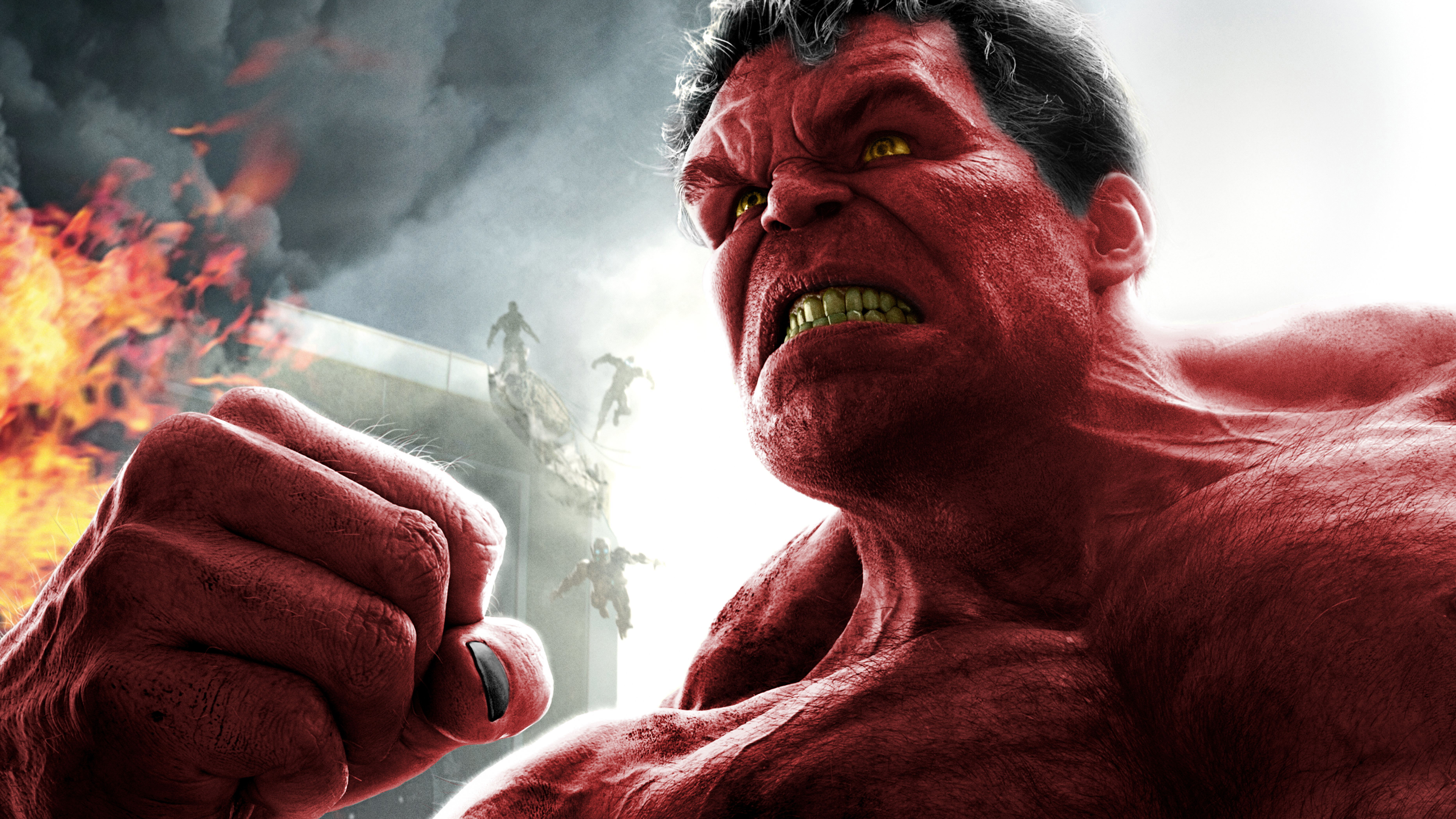 Téléchargez des papiers peints mobile Bande Dessinées, Hulk Rouge gratuitement.