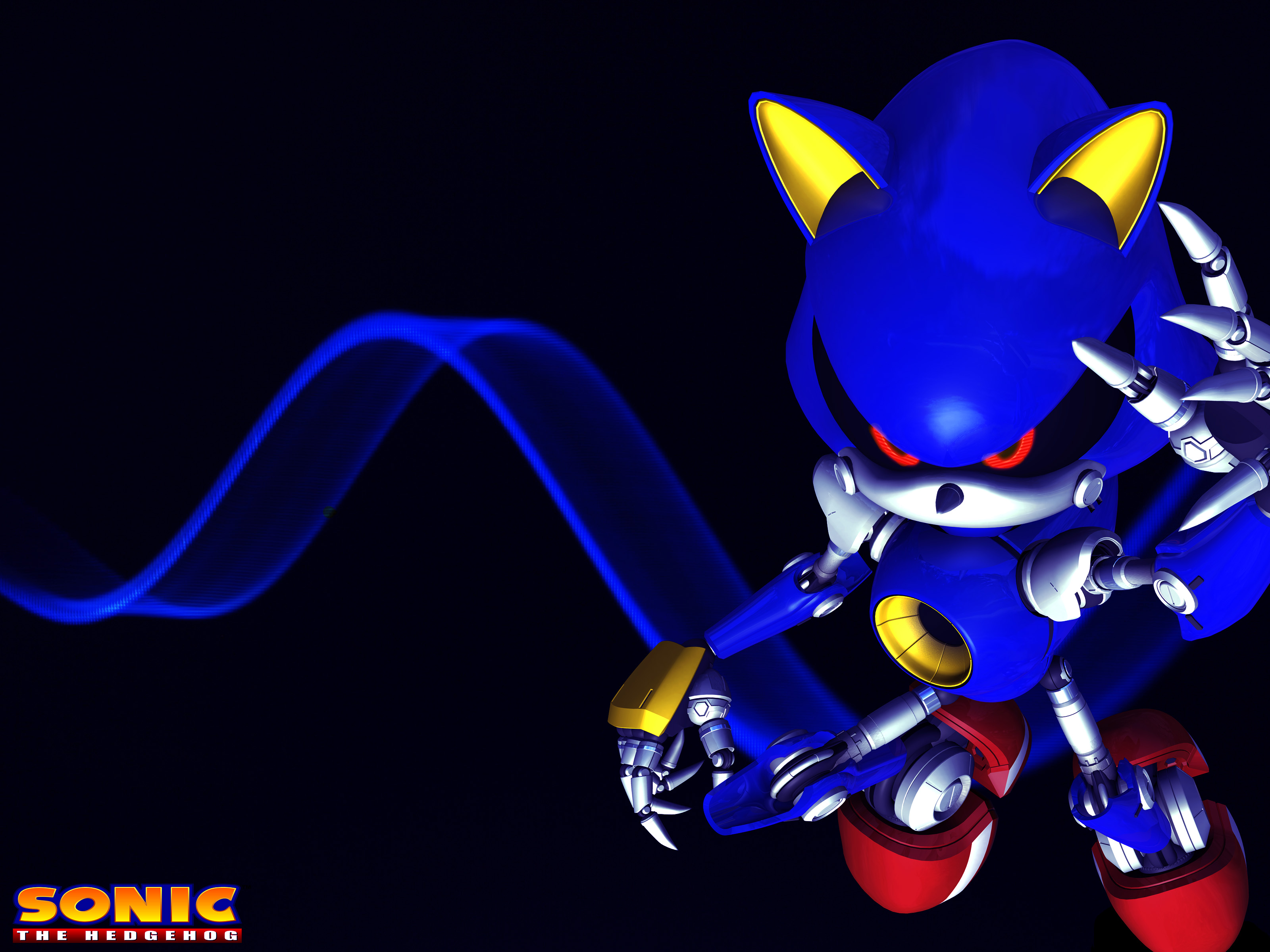 video game, sonic rivals 2, metal sonic, sonic