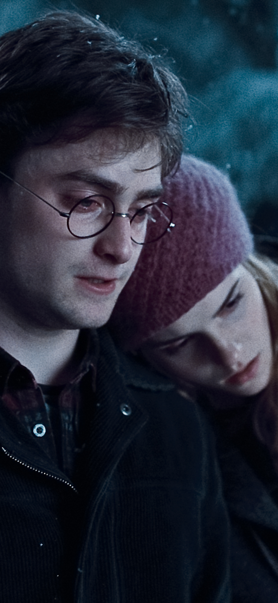 Descarga gratuita de fondo de pantalla para móvil de Harry Potter, Emma Watson, Daniel Radcliffe, Películas, Hermione Granger, Harry Potter Y Las Reliquias De La Muerte Parte 1.