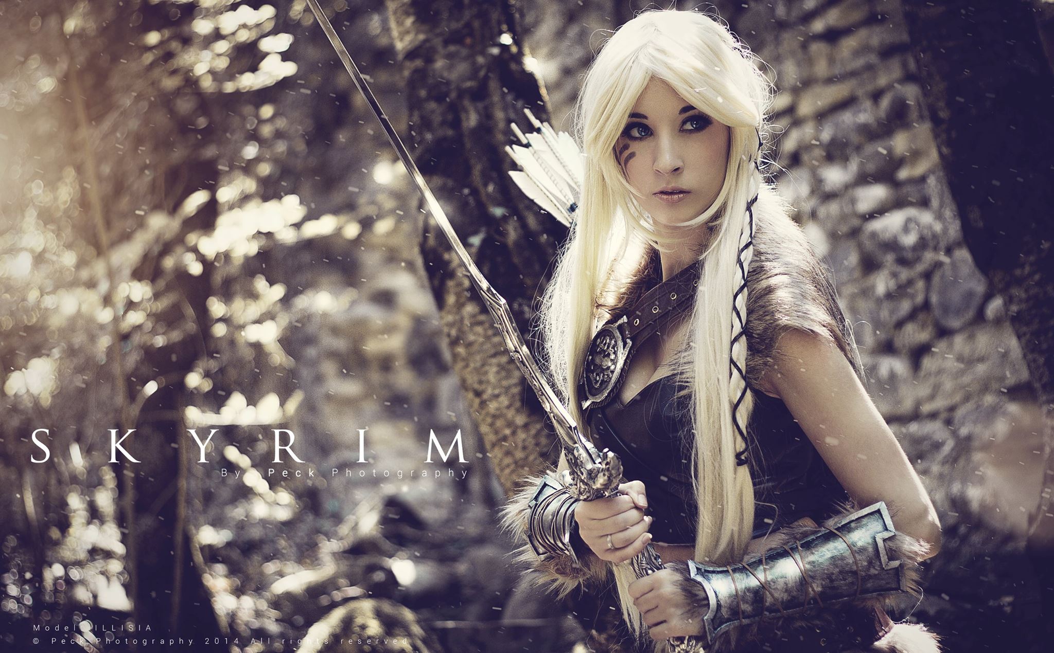 Handy-Wallpaper Frauen, Cosplay, Skyrim kostenlos herunterladen.