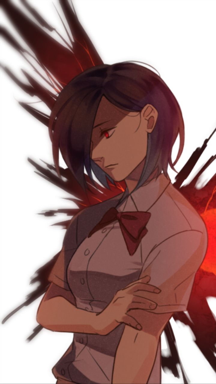 Handy-Wallpaper Animes, Tokyo Ghoul, Touka Kirishima kostenlos herunterladen.