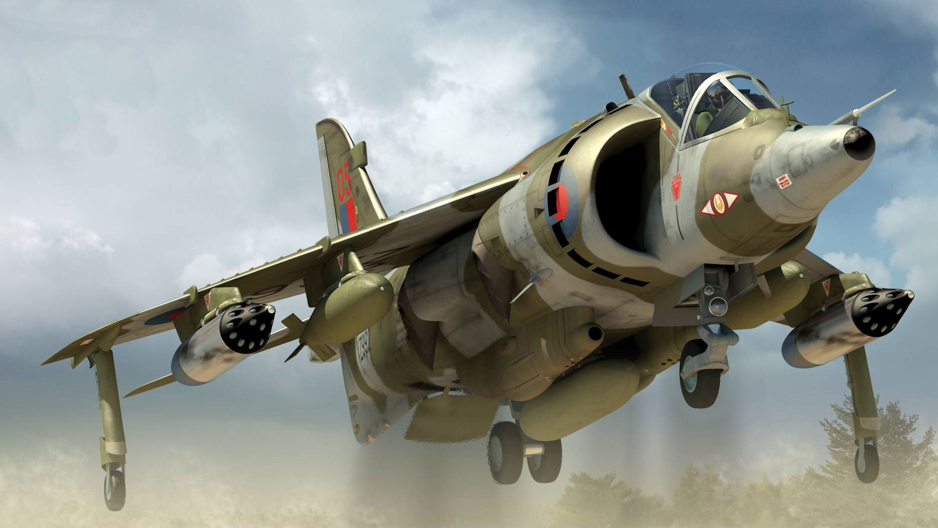Télécharger des fonds d'écran Hawker Sideley Harrier HD