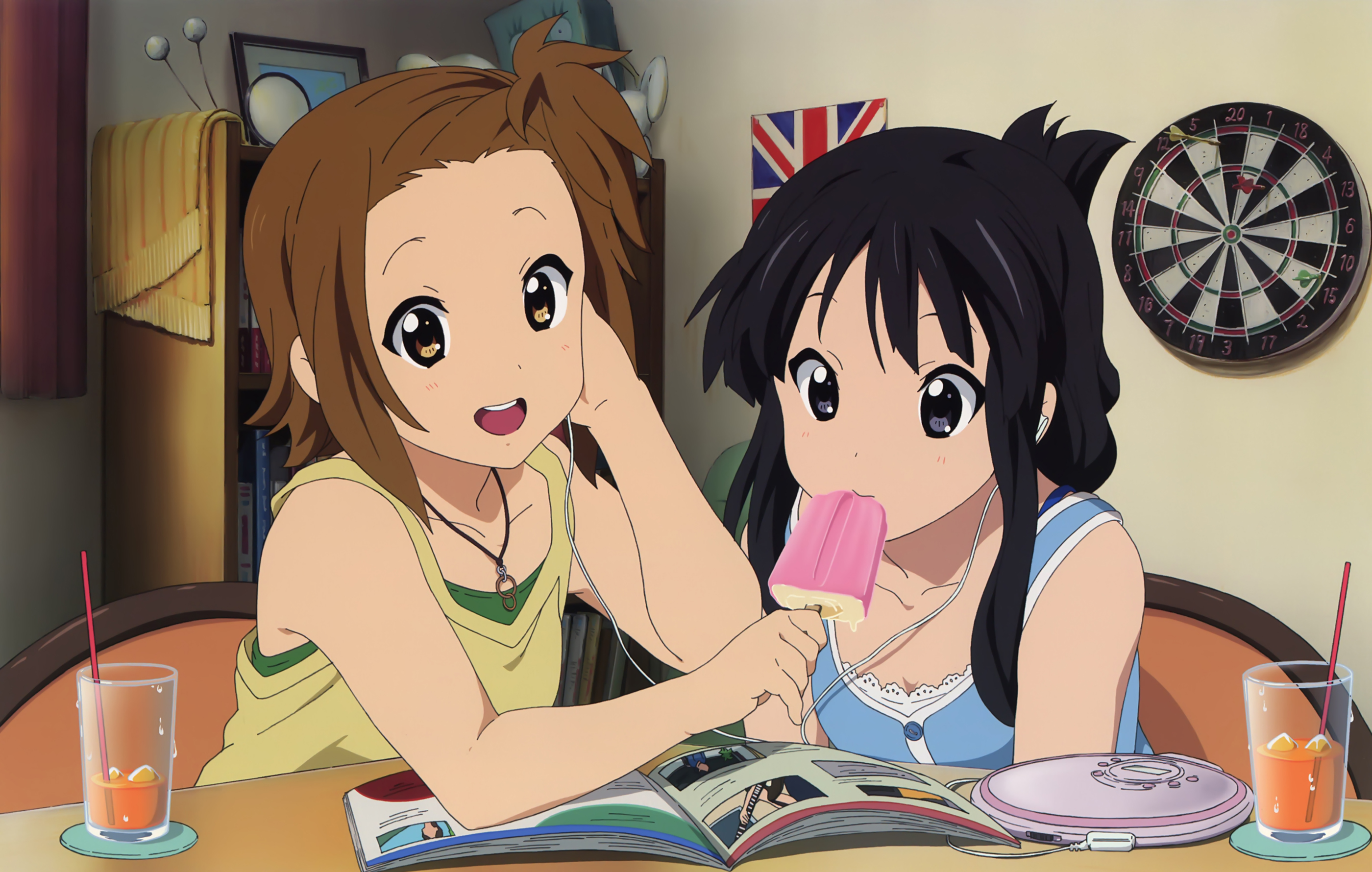 Laden Sie das Animes, Mio Akiyama, K On!, Ritsu Tainaka-Bild kostenlos auf Ihren PC-Desktop herunter