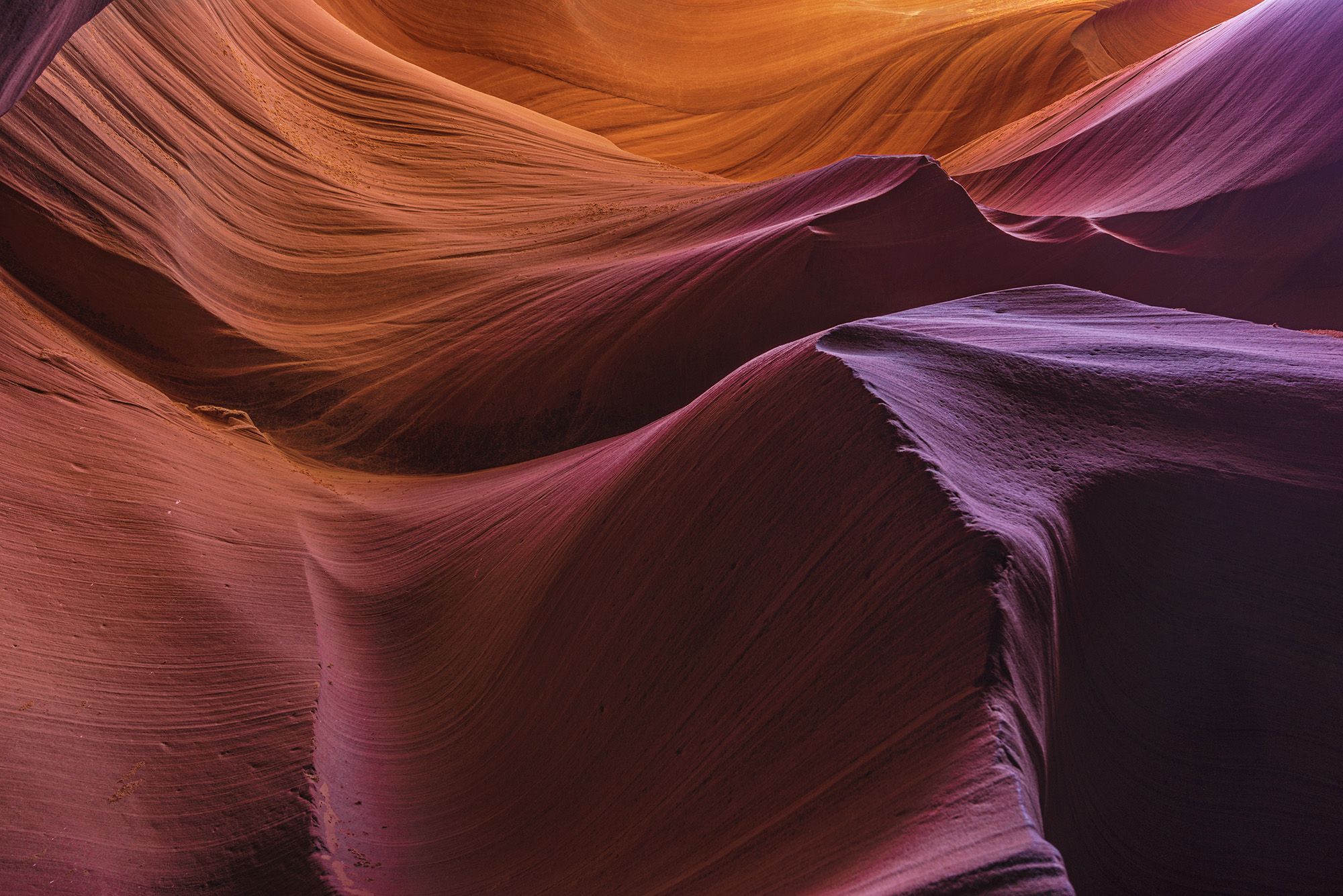 Download mobile wallpaper Arizona, Antelope Canyon, Canyons, Texture, Canyon, Earth, Landscape for free.