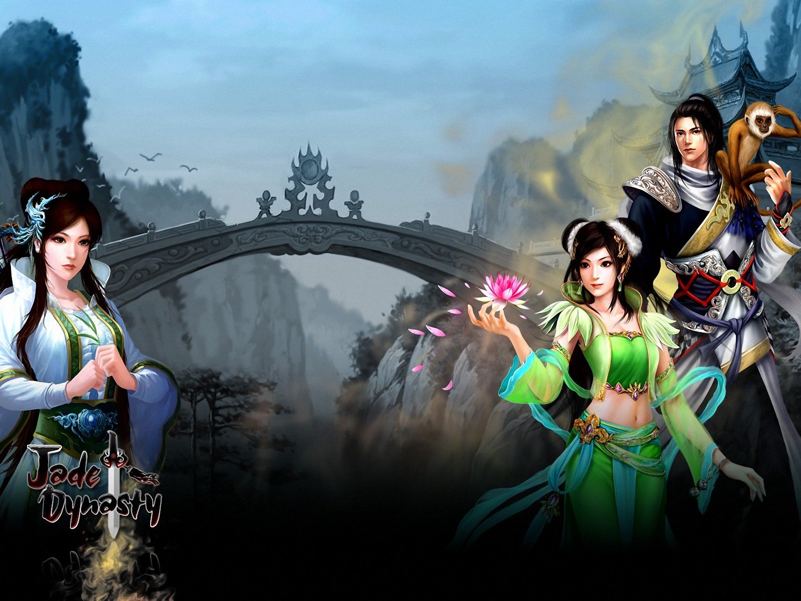 Laden Sie das Fantasie, Computerspiele, Asiatinnen, Jade Dynastie-Bild kostenlos auf Ihren PC-Desktop herunter