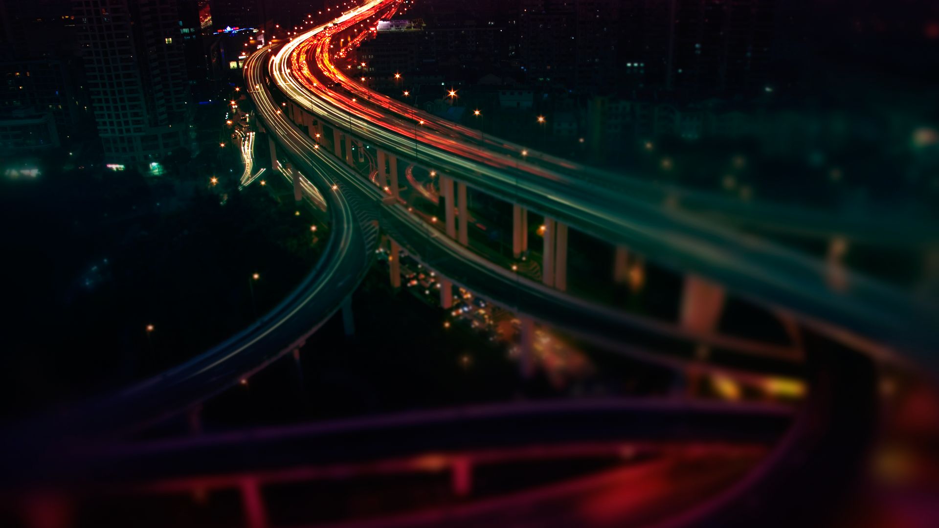 Free download wallpaper Night, Light, Road, Cityscape, Man Made on your PC desktop