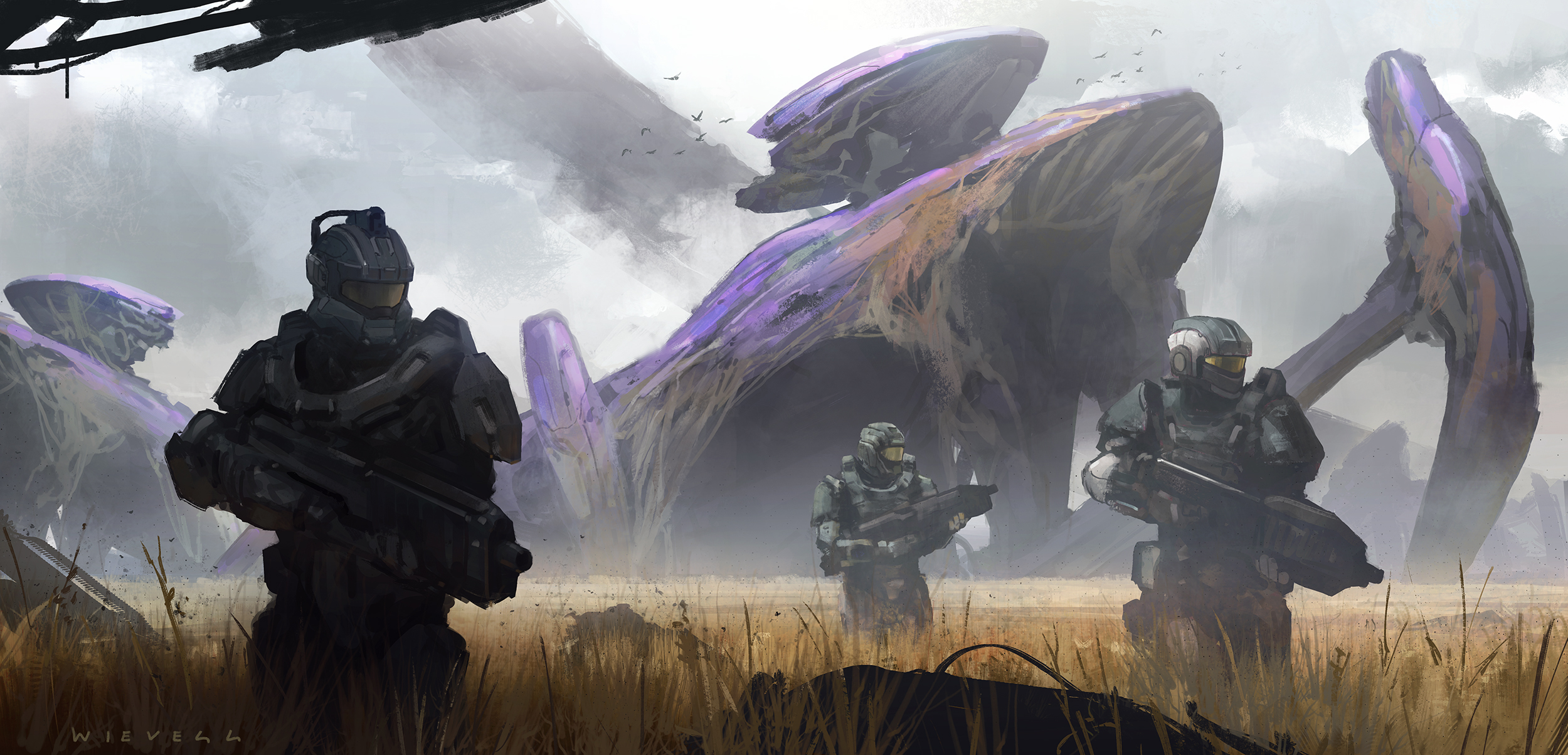 Free download wallpaper Weapon, Halo, Warrior, Futuristic, Video Game on your PC desktop