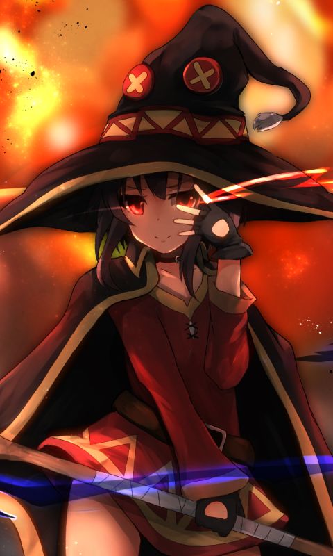 Handy-Wallpaper Animes, Konosuba: God's Blessing On This Wonderful World!, Megumin (Konosuba) kostenlos herunterladen.